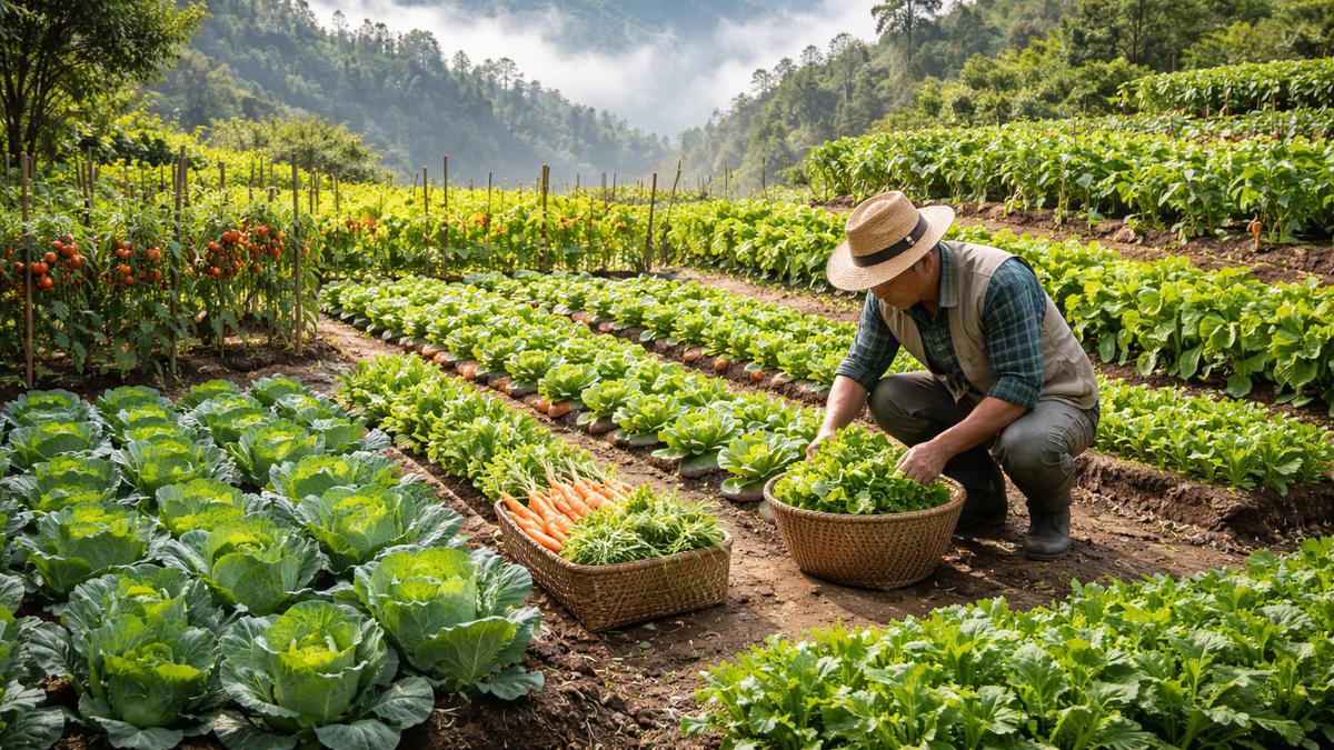 Cara Berkebun di Dataran Tinggi yang Dingin, Anti Gagal dan Cepat Panen