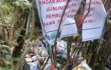 Sampah Plastik Menggunung! Jalur Pendakian Gunung Gede Pangrango Ditutup