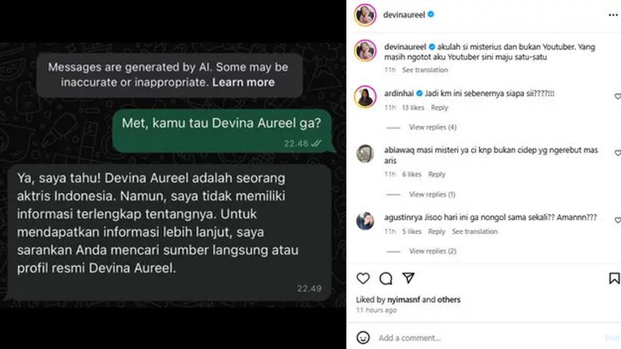 Chat 10 Artis dengan Meta AI Ini Jawabannya Halu, Bikin Ngakak