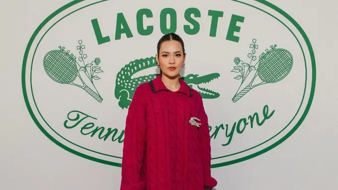 Raisa turut hadir memeriahkan runway Lacoste Spring-Summer 2026