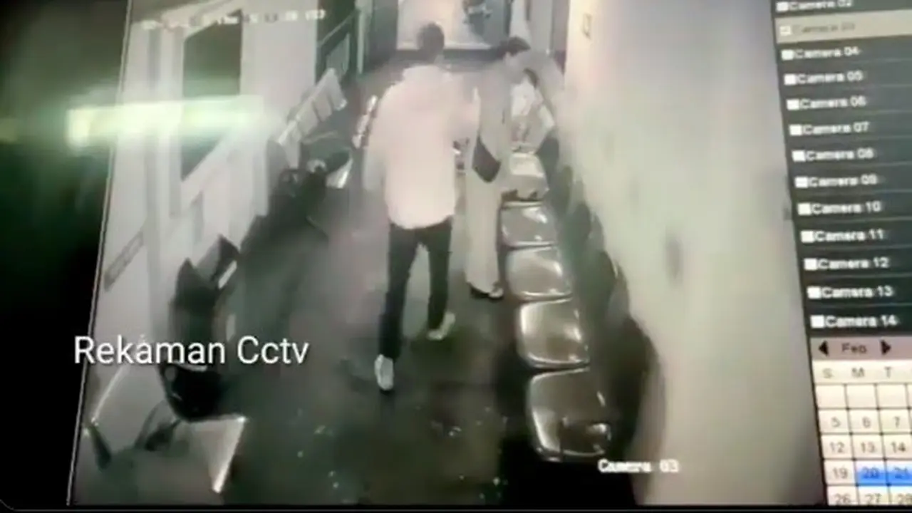viral video suami lempar istri dari kapal