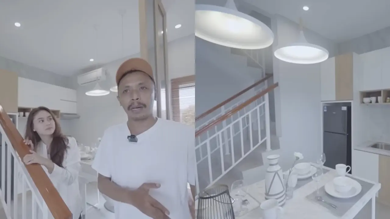 Rumah Mewah Dwinda Ratna dan Furry Setya