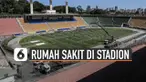 Terjadinya virus Corona di dunia membuat rumah sakit menjadi khusus menangani pasien Covid-19. Karena jumlah pasien yang terkena virus Covid-19 terus bertambah. Membuat Kota Brazil menjadikan Stadion untuk dibangun rumah sakit dadakan.