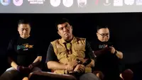 Ananta Rispo Geregetan, Mesti Tahan Kebiasaan Membanyol Saat Syuting Film Ketok Mejik