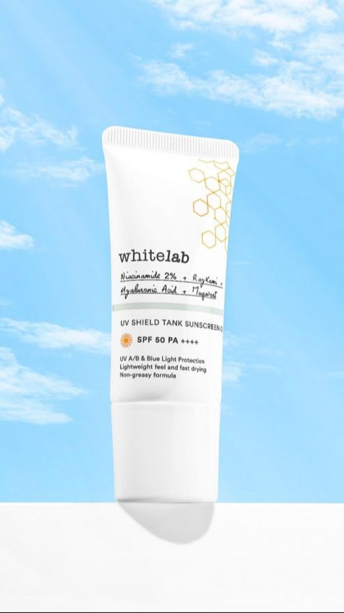 6. Whitelab UV Shield Tank Sunscreen Gel SPF 50++ PA++++<br>