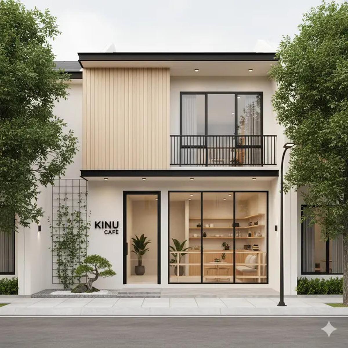 8 Desain Rumah Minimalis Depan Toko Gaya Japandi 2025, Perpaduan Estetika dan Fungsionalitas Modern