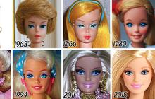 Ini wajah Barbie dari masa ke masa, cantik mana?