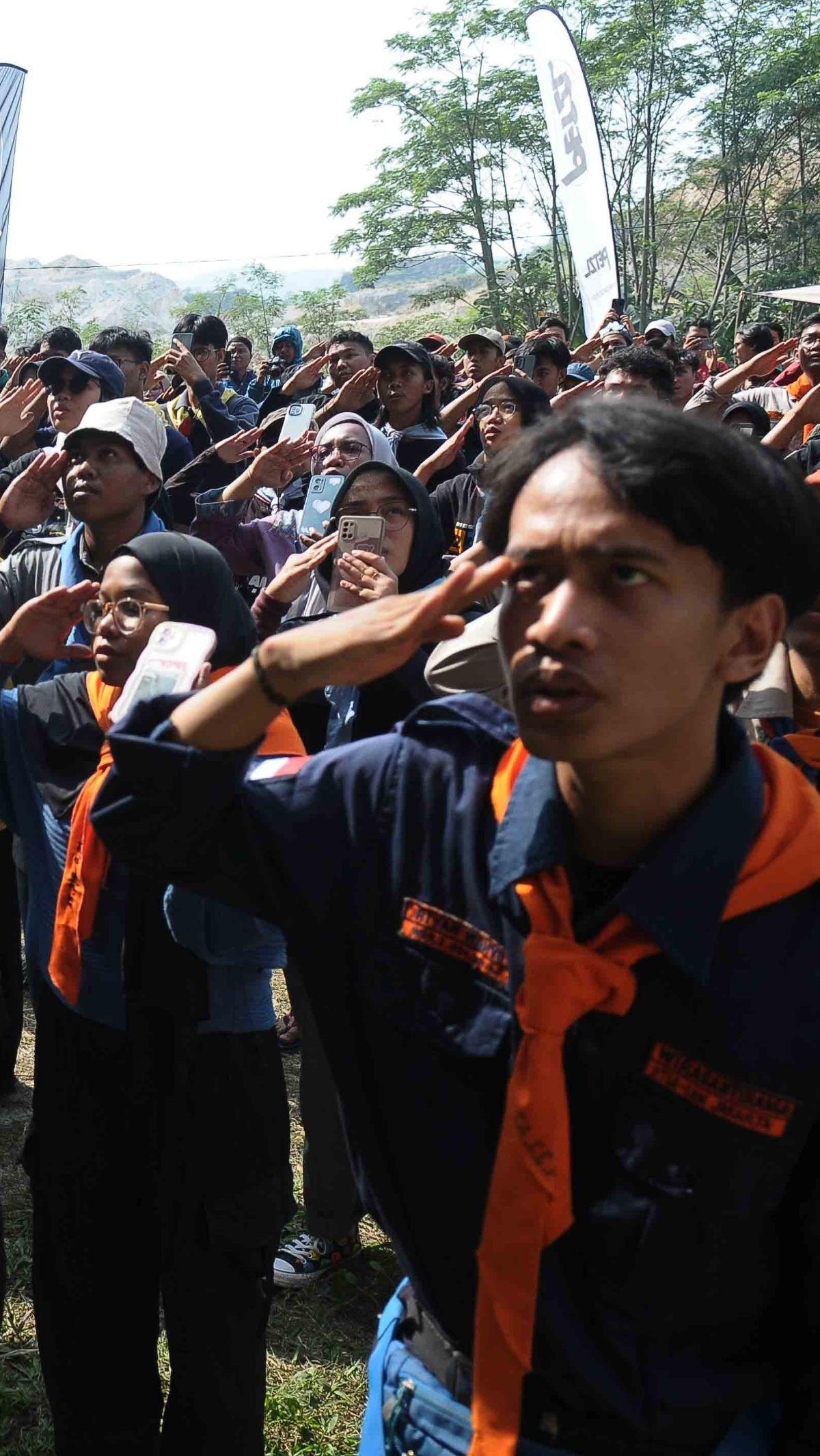 Acara ini sudah 4 kalinya digelar dengan gabungan para penggiat alam bebas.