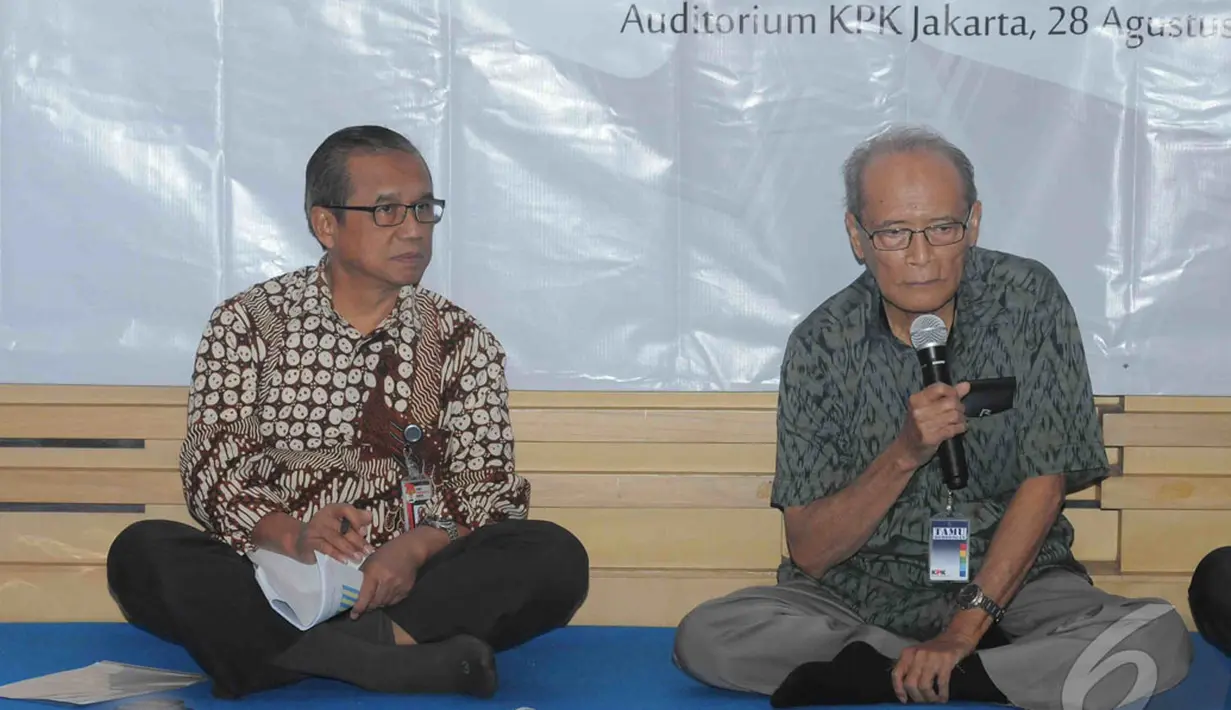  Syafii berharap Pemerintah dan lembaga penegak hukum harus segara mencari hasil pajak yang hilang,  Jakarta, Kamis (28/8/2014) (Liputan6.com/Herman Zakharia)