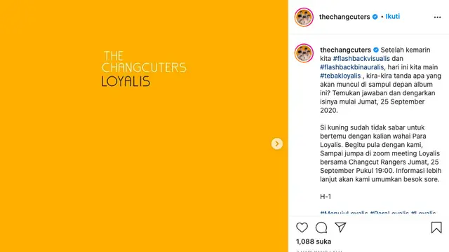 The Changcuters Rampungkan Album Trilogi lewat Loyalis