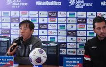 FOTO: Beda Ekspresi Shin Tae-yong dan Thom Haye Jelang Timnas Indonesia Hadapi Arab Saudi