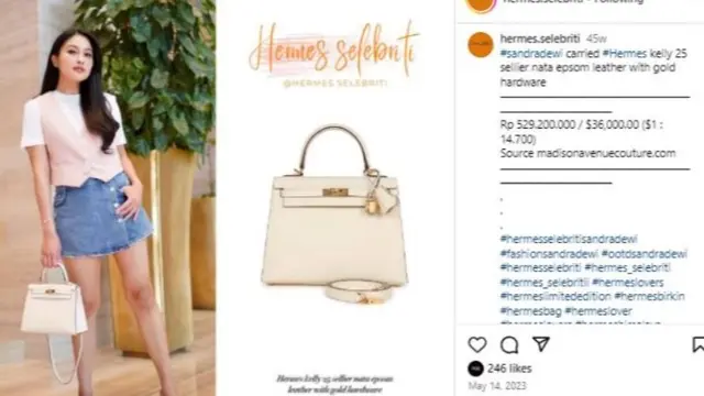 88 Tas Mewah Sandra Dewi Disita Kejagung karena Kasus Korupsi Harvey Moeis, Ada yang Harganya Rp500 Juta