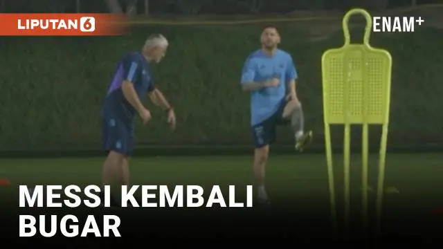 VIDEO: Kembali Bugar, Messi Siap Beraksi di Piala Dunia