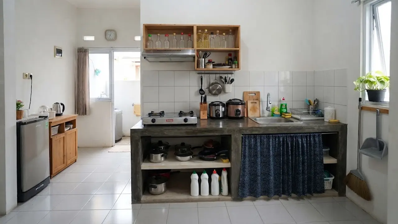 Desain Dapur Rumah Subsidi dengan Ruang Terbatas