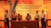 Dengan peningkatan keamanan dan ketertiban diharapkan dapat meningkatkan nilai investasi di Kawasan Industri Krakatau I dan II.