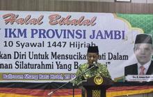 Wagub Jambi Imbau Sinergi IKM Jambi Dukung Pembangunan Daerah