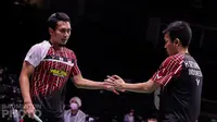 Mohammad Ahsan/Hendra Setiawan belum terbendung di Thailand Open 2021. (BWF-limited access)