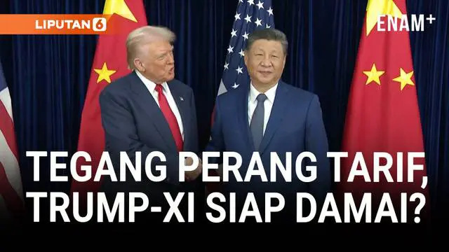 Trump dan Xi Akhirnya Bertatap Muka Usai Perang Tarif