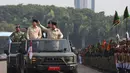 Pada HUT TNI kali ini, Presiden Prabowo berterima kasih kepada para prajurit yang telah aktif membantu pembangunan ekonomi demi kepentingan rakyat Indonesia. (merdeka.com/Arie Basuki)