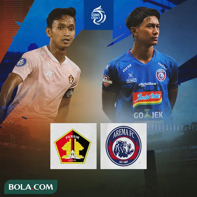 BRI Liga 1 - Duel Kapten - Persik Kediri Vs Arema FC