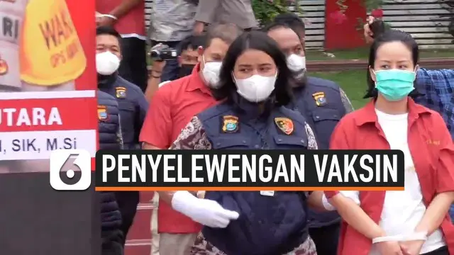 Polda Sumut membongkar komplotan penyelewengan vaksin Covid-19. Para pelaku memperjual belikan vaksin yang seharusnya untuk tahanan dan narapidana di LP Tanjung Gusta Medan.