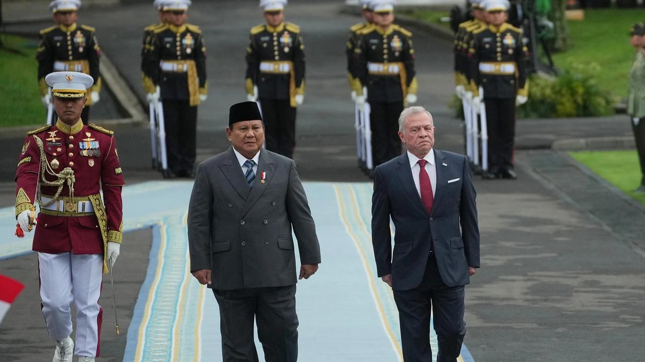 FOTO: Presiden Prabowo Sambut Raja Yordania di Jakarta, Agenda Bilateral Digelar di Istana Merdeka