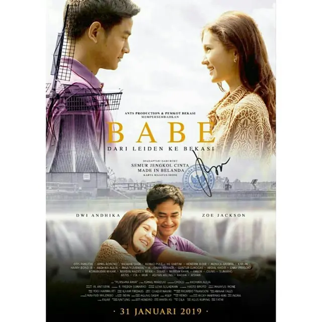 Poster film Babe: Dari Leiden ke Bekasi. (Foto: Dok. Instagram @poster_filmindonesia)