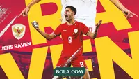 Timnas Indonesia - Ilustrasi Jens Raven (Bola.com/Adreanus Titus)