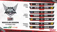 Mulai 4-6 Maret, Live Streaming MPL ID Season 9 Week 3 di Vidio