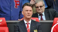 Manajer Manchester United Louis Van Gaal (Paul Ellis/AFP)