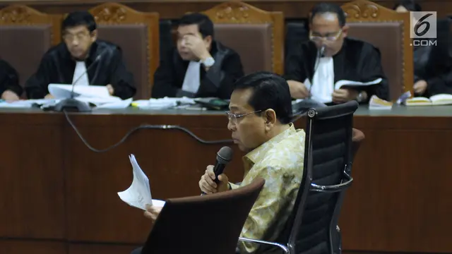 Setya Novanto Bersaksi di Sidang E-KTP