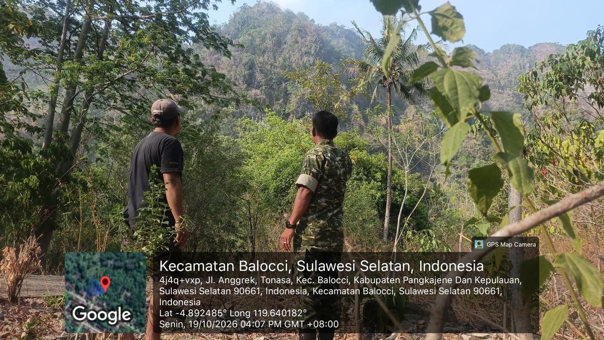 Lokasi situs cadas dunia di Maros.