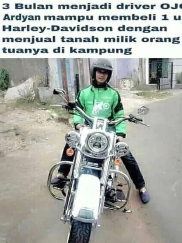 Momen saat Driver Ojek Online Bawa Motor Gede Ini Bikin Cengar-cengir