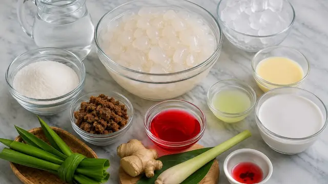 Membuat Es Kolang Kaling Betawi