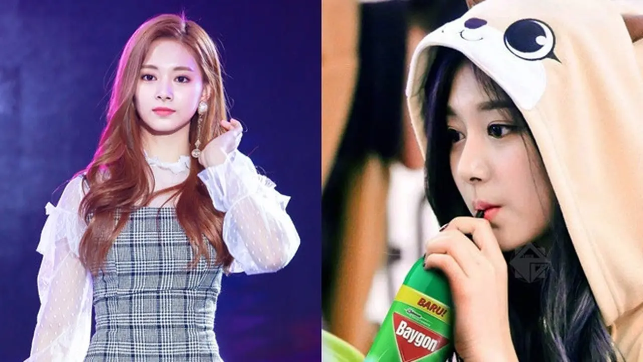6 Foto Editan Nyeleneh Tzuyu TWICE Lagi Minum Ini Bikin Tepuk Jidat