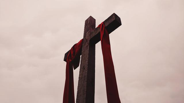 Ilustrasi salib, kristiani, Paskah