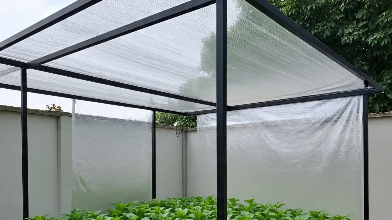 Rumah Hidroponik Sederhana