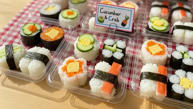 Sushi mini sederhana (Image by Gemini AI)
