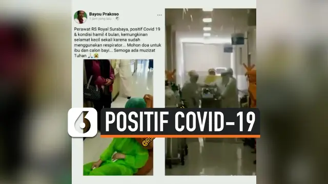 VIDEO: Viral, Menangis Lepas Perawat Hamil 4 Bulan yang Positif Corona