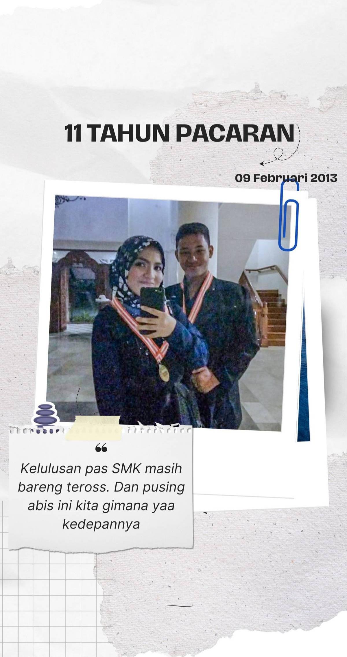 Berawal dari SMP, Wanita yang Bagikan Perjalanan Cintanya yang Sudah 11 Tahun Ini Curi Perhatian