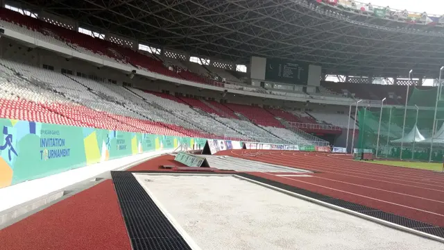 Venue dalam cabang atletik pada test event Asian Games 2018