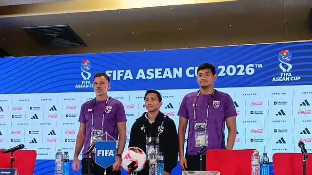 Konferensi Pers Timnas Thailand Menjelang Final FIFA ASEAN CUP 2026