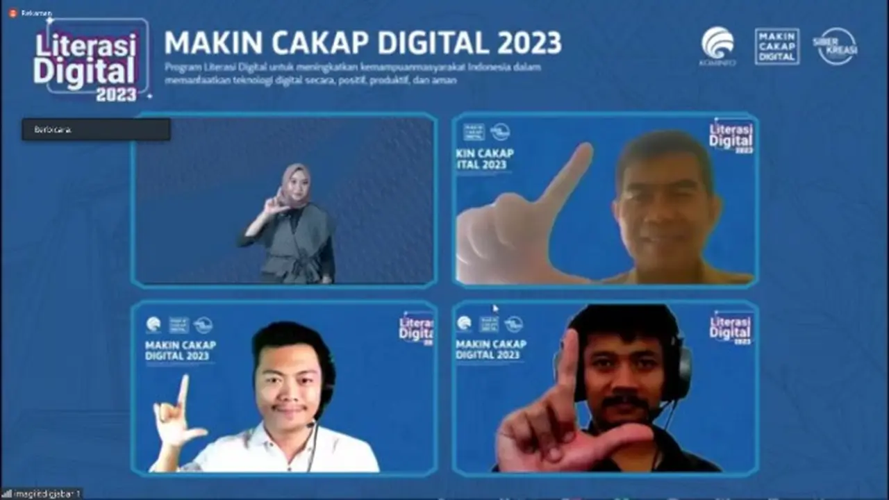 Kementerian Komunikasi dan Informatika (Kemenkominfo) RI bersama Gerakan Nasional Literasi Digital (GNLD) Siberkreasi kembali menggelar program literasi digital nasional sektor pendidikan wilayah Jawa Barat bagi para siswa/siswi SMP di Kota Bogor, Provins