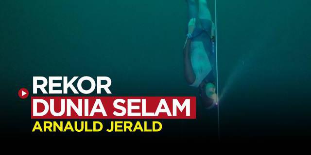 VIDEO: Arnauld Jerald Kembali Pecahkan Rekor Dunia Selam, Menyelam Hingga Kedalaman 120 Meter!