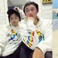 Potret Tingkah Lucu Caesar Hito dan Felicya Angelista. (Sumber: Instagram.com/felicyangelista_ dan Instagram.com/hitocaesar)