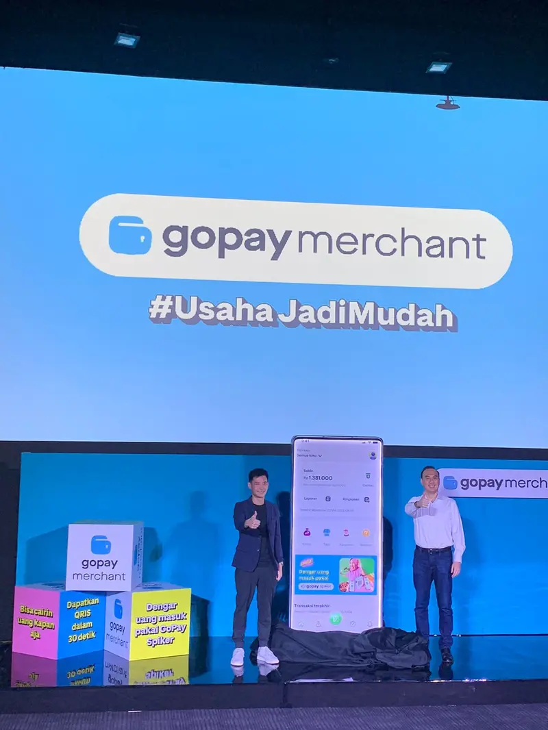 Unit bisnis financial technology GoTo, GoTo Financial meluncurkan aplikasi GoPay Merchant. (Foto: Liputan6.com/Natasha KA)