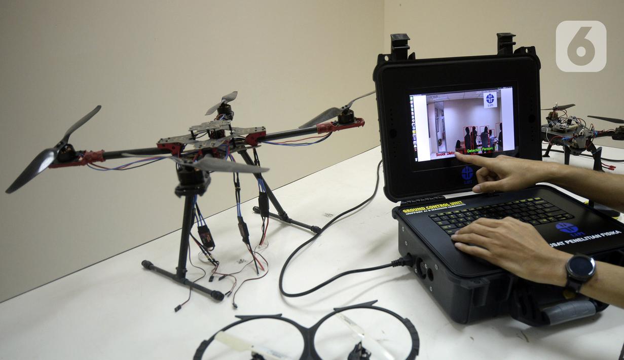 FOTO: Hadapi Pilkada, LIPI Tunjukkan Drone Pendeteksi Kerumunan Masa - Tekno Liputan6.com