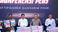 Pengungkapan sindikat judi online berskala nasional dan Internasional. (Merdeka.com/Nur Habibie)