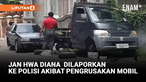VIDEO: Pasca Terjerat Kasus Penahanan Ijazah Karyawan, Jan Hwa Diana Dilaporkan ke Polisi Terkait Pengrusakan Mobil