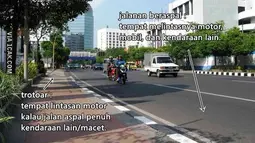 Kan seharusnya trotoar buat pejalan kaki... (Source: 1cak.com)